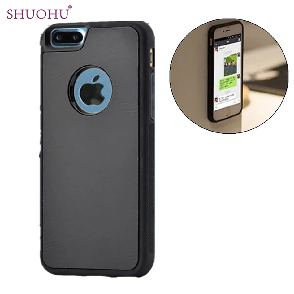 

Anti Gravity Selfie Hybrid Magical Nano Sticky Anti gravity Cover Case For iPhone 7 7 Plus 6 6S SE 5 5S apple 7plusAnti-gravit