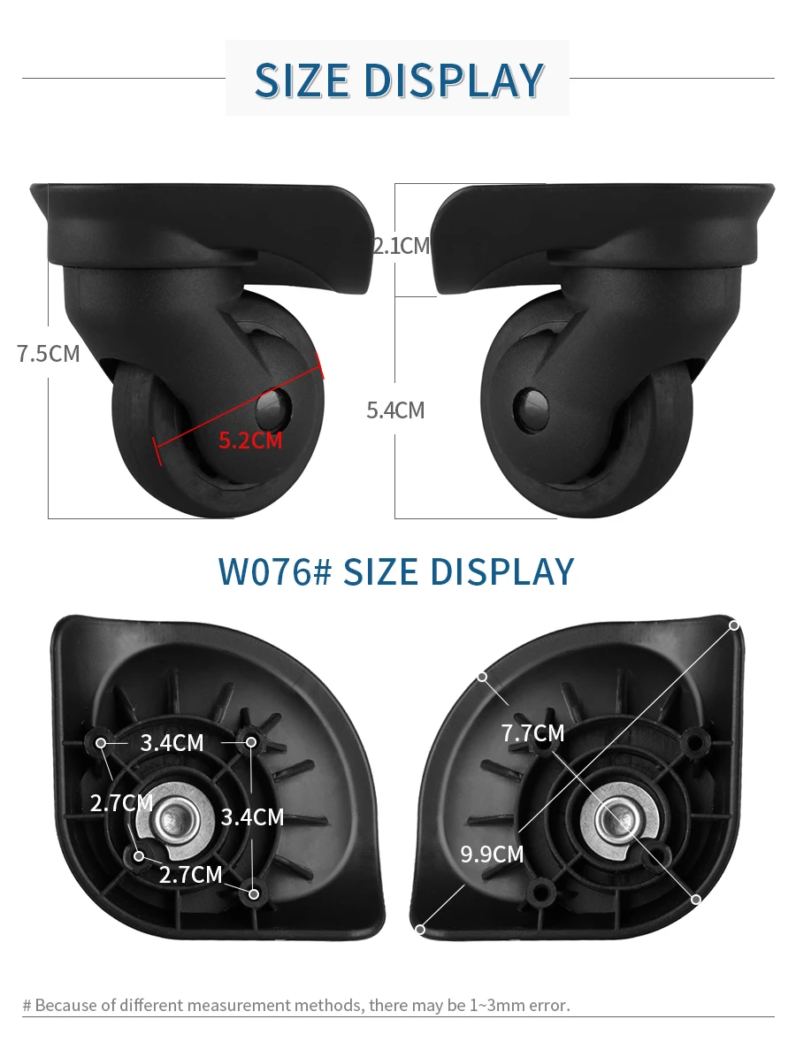 Багажное колесо, сменные колеса, аксессуары для чемодана, Универсальные ролики, чемодан на колесиках, аксессуары для чемодана, сумки на колесиках