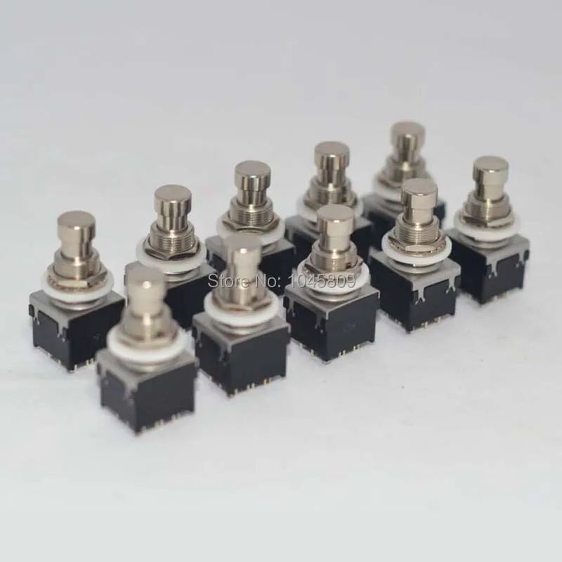 Interruptor de pé para Kits de Pedal de Efeitos de Guitarra Acessórios de Desvio Real 10 x 3pdt 9pin Diy - Image 3