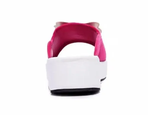 Новинка летние женские шлепанцы Hello kitty повседневные сандалии на толстой подошве