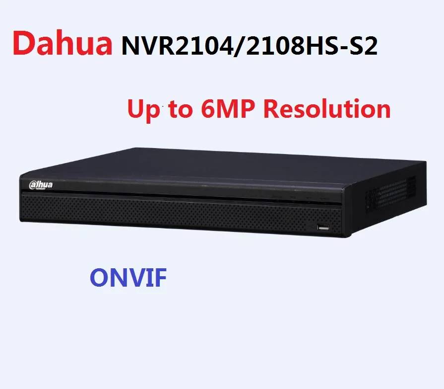 Dahua 4CH 8CH NVR ONVIF NVR2104HS S2 NVR2108HS S2 Security IP Network Video Recorder CCTV