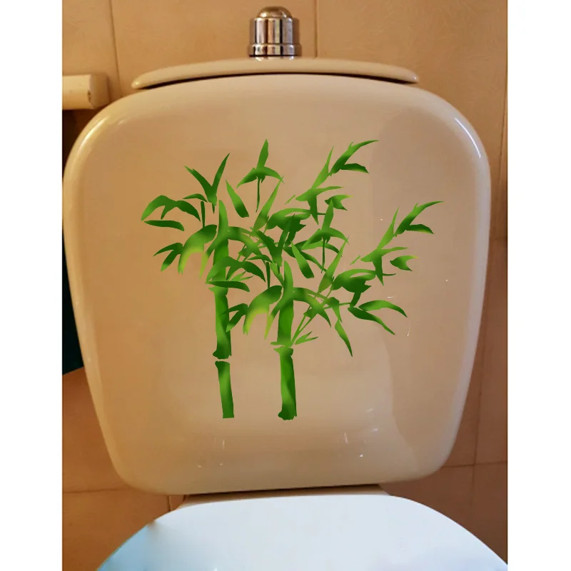 ZTTZDY 21,4*20 см ручная роспись Bamboo WC Туалетная наклейка домашний декор для стен наклейка в виде комнатного растения T2-0448