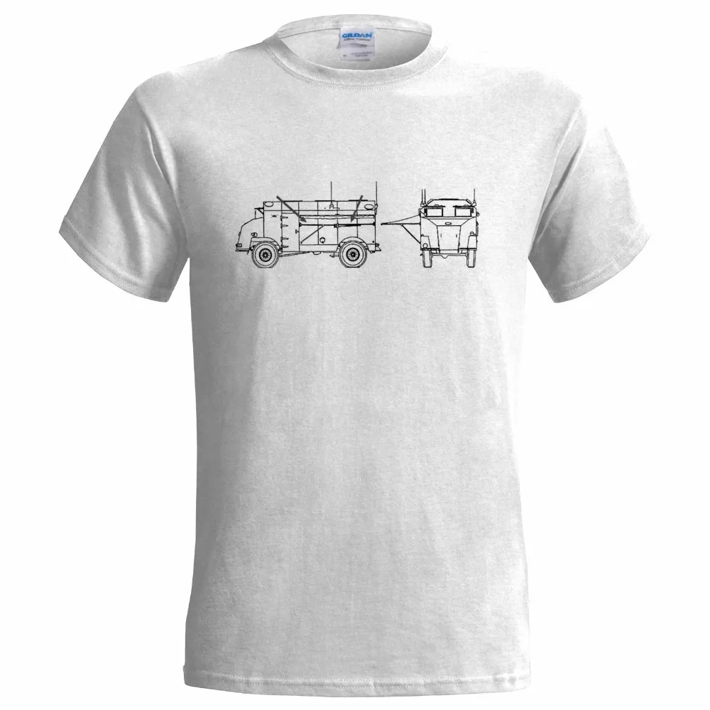 

2019 New Fashion Brand Clothing AEC DORCHESTER MAMMUT ARMOURED VEHICLE BLUEPRINT MENS T SHIRT ARMY WORLD WAR 2 tee shirt