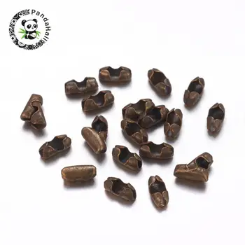 

Iron Ball Chain Connectors, Nickel Free, Antique Bronze, 5x2.5x2mm, Hole: 1mm