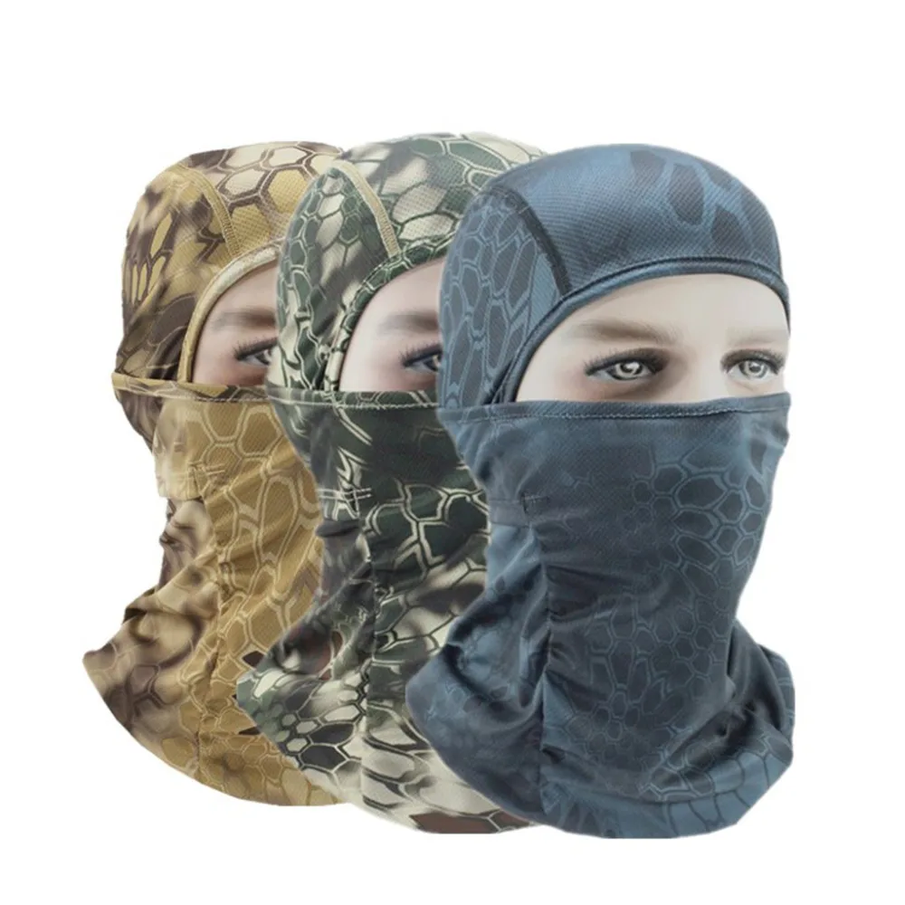 Camouflage Lycra Ski Full Face Mask Motorcycle Cycling Bike Bicycle