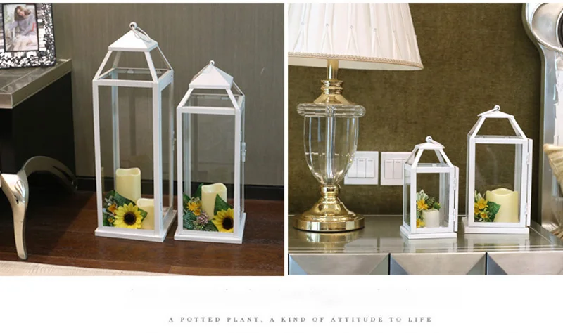 Скандинавский подсвечник ретро украшение свадебного стола геометрический стеклянный цветочный комнатный креативный портативный ветровой светильник подсвечник WZF108