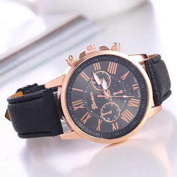 

Big Dial Students Women Watch Three Eye Belt Ladies Watch Quartz Watch