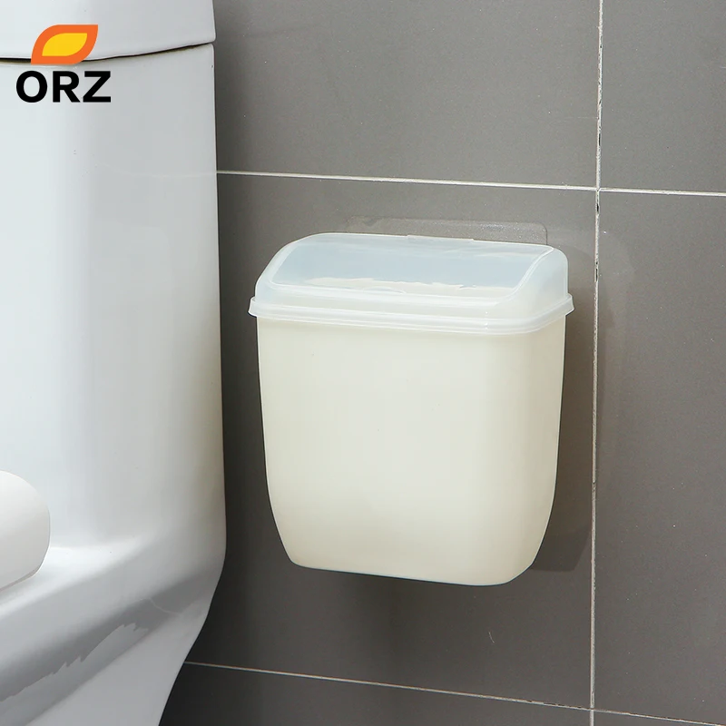 Buy ORZ Storage Box Waste Can Wall Mount Bins With