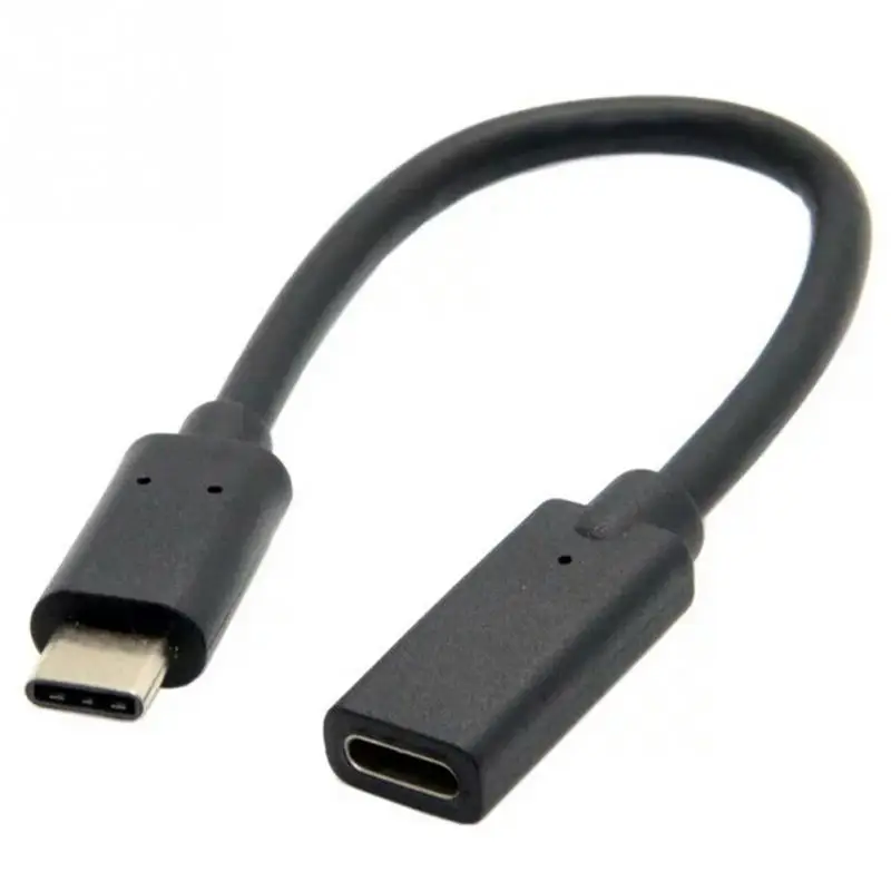 Прочный Удлинительный кабель типа C USB 3,1 Gen2(10 Гбит/с) USB-C Штекерный и гнездовой удлинитель