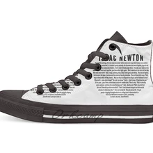 Isaac Newton от Neil Degrasse Tyson; Новинка; дизайнерская Повседневная парусиновая обувь; обувь на заказ; Прямая