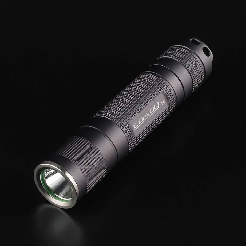 Светодиодный фонарик серого цвета Convoy S3 Cree светодиодный с поддержкой режима EDC и