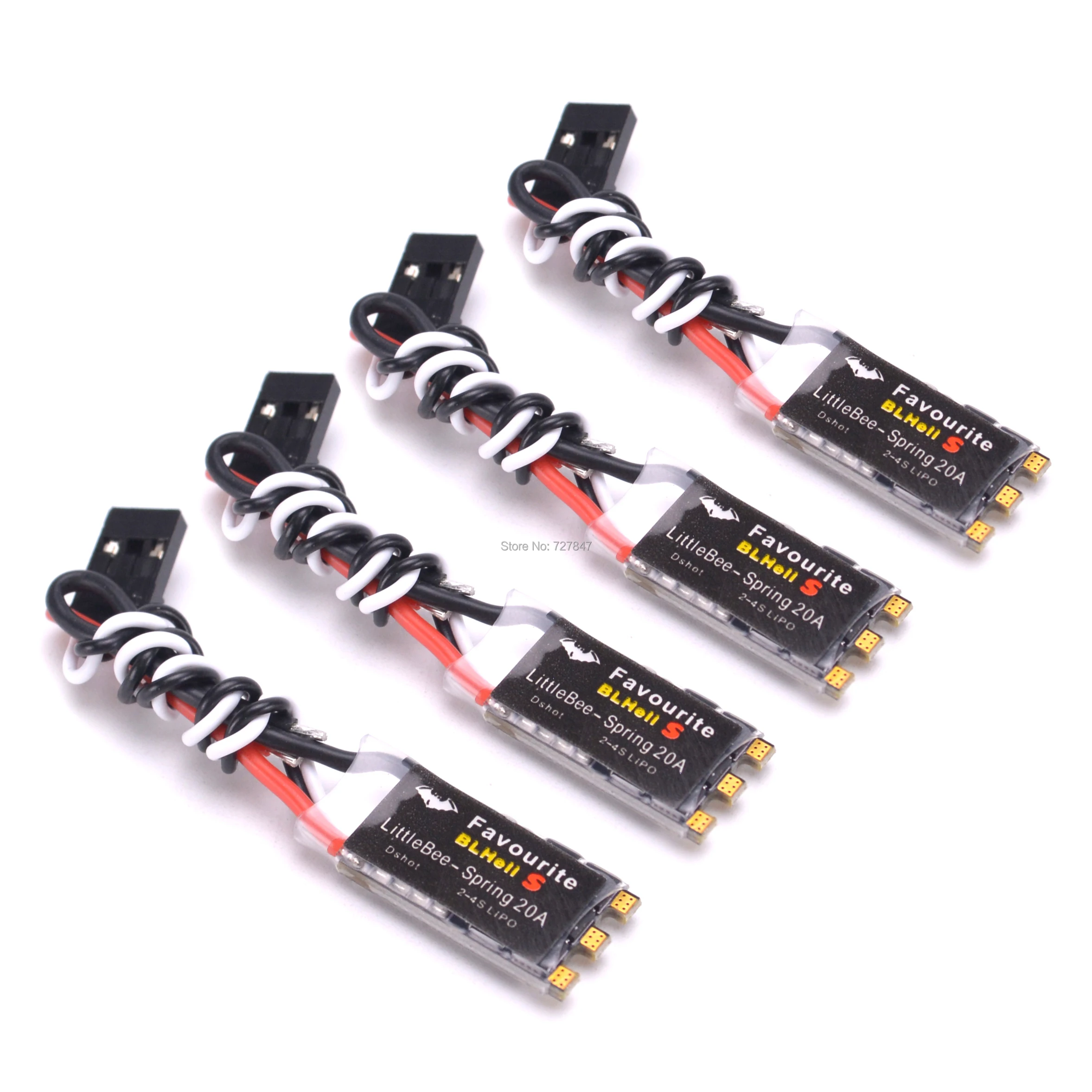 FVT LittleBee Little Bee SPRING 20A BLHeli_S ESC DSHOT BLHeli S Speed Controller 2-4S for FPV Raing Drone Quadcopter 210 250