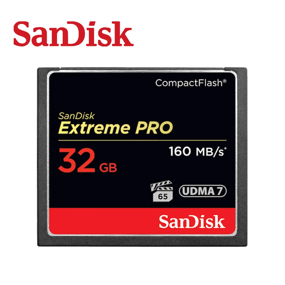 SanDisk Extreme Pro CompactFlash 32 Гб 64 128 ГБ 256 CF карта 800X VPG-20 120 Мб/с для богатой камеры 4K и Full HD