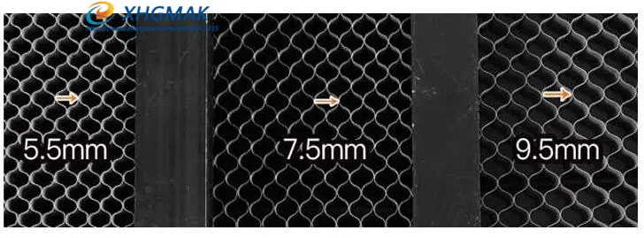 350x450mm 300x500mm 310x460mm 벌집 작업 침대 테이블 CO2 50W 60W 튜브 레이저 조각 절단기 Shenhui SH 350 550x350mm