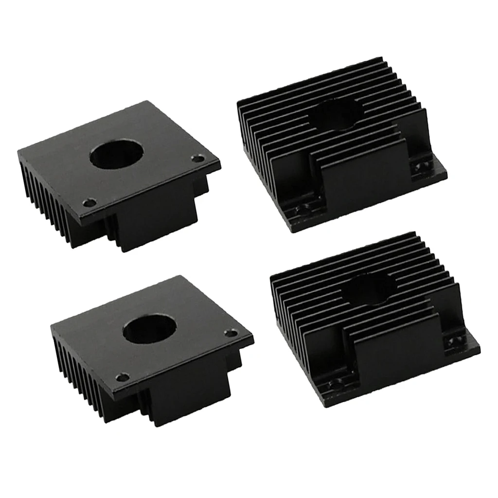 Magideal 2Pcs Extruder Heat Sink 40*40*11mm Black for 3D Printer MK7 MK8 | Компьютеры и офис