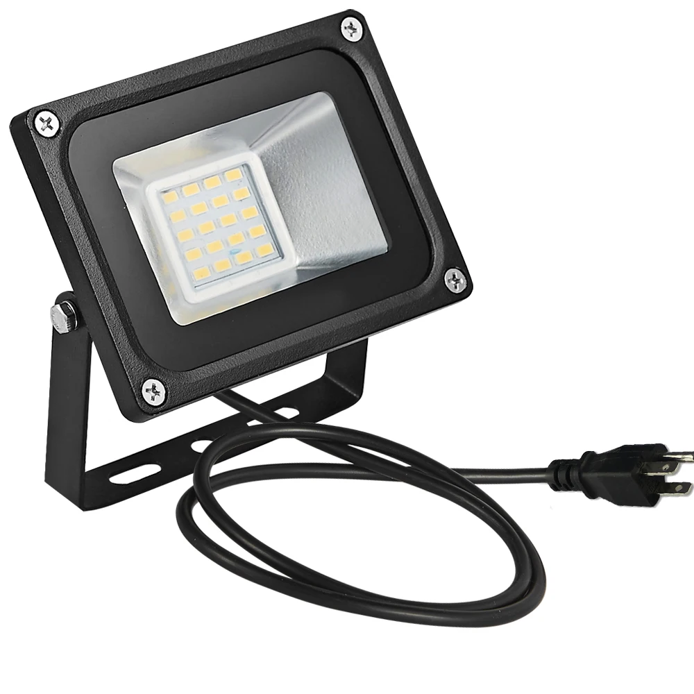 

20W LED Flood Light Warm White with US Plug 110V 220V Waterproof IP65