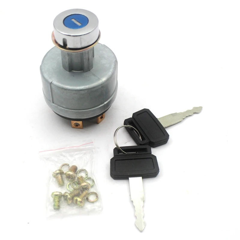 2 keys Ignition Starter Switch for Daewoo DH220 5 DH200 7 Excavator, 3