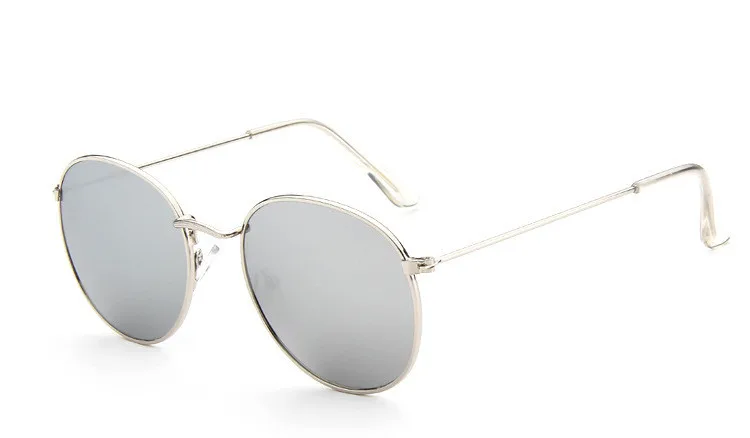 Овальные классические солнцезащитные очки для женщин/мужчин, фирменный дизайн, винтажные очки, зеркальные очки для покупок - Цвет линз: C14