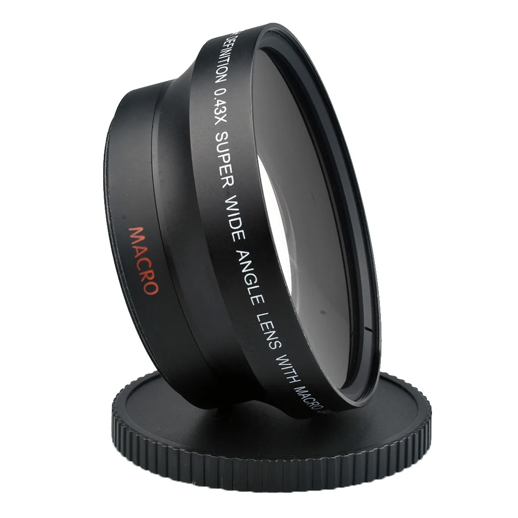72mm 0.43X Super Wide Angle & Macro Lens for Panasonic HPX170 HMC150 DVX100