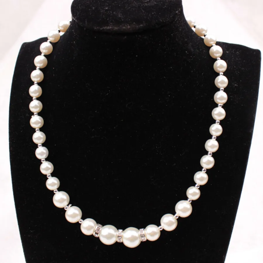 

Fashion Jewelry Trendy Elegant Simulated Pearl Necklaces For Women Girl Baroque Bead Retro Choker Necklace Female Wedding Gifts