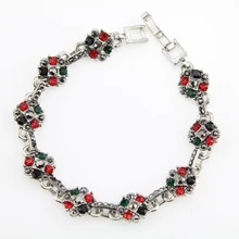 Бижутерия, дизайн, ручная работа, для женщин, высокое качество, австрийский кристалл, Цветочный мир, браслеты