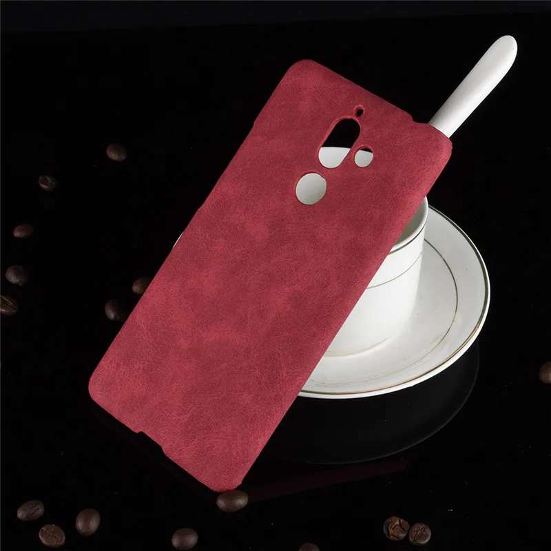 For Nokia 7 plus Case Nokia 7 plus Case PU Leather Hard Plastic Back Cover Phone Case For Nokia7 plus TA-1046 TA-1055 TA-1051 (5)