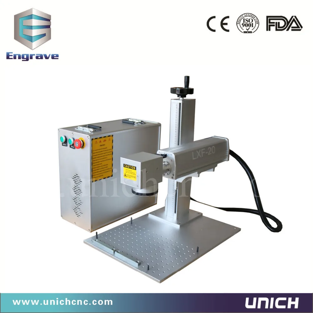 Большая скидка мини Сплит-модель волоконно-лазерная маркировочная машина
