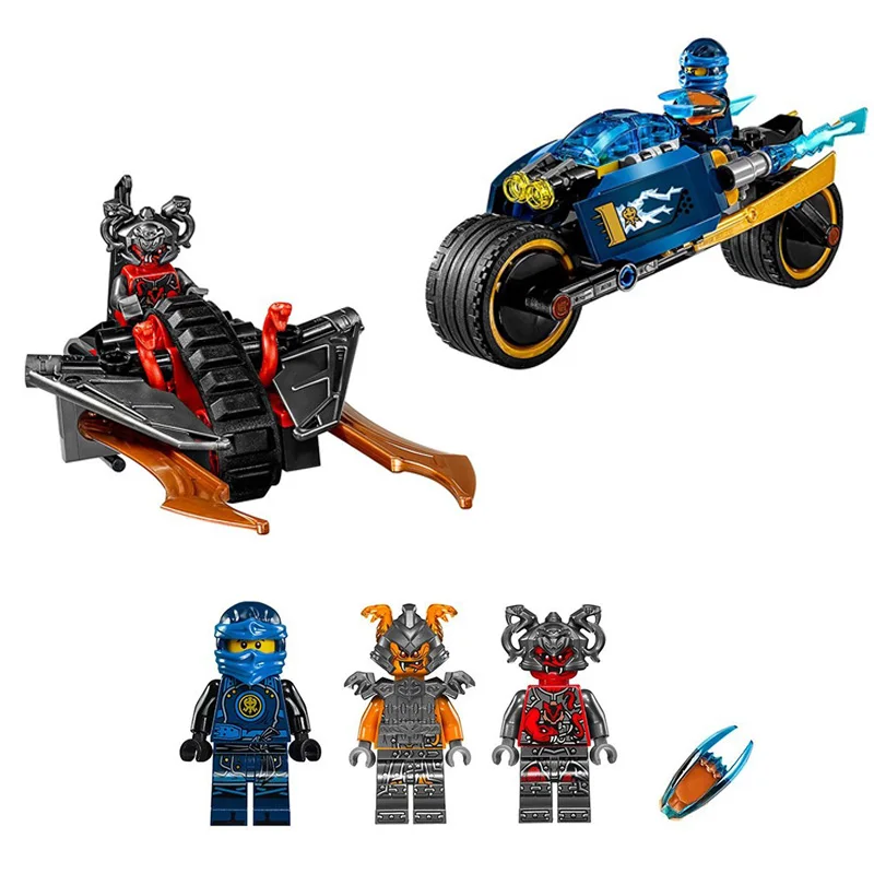 

Pogo Lepin BL10579 Ninjagoe Thunder Swordsman Building Blocks Bricks Toys Compatible Legoe