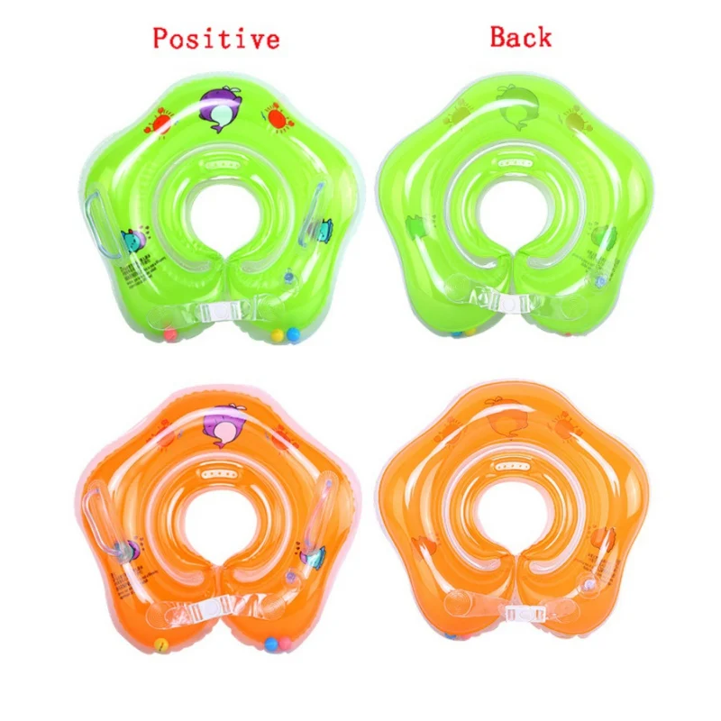 Newest Swimming Baby Accessories Swim Neck Ring Baby Tube Ring Safety Infant Neck Float Circle For Bathing Inflatable