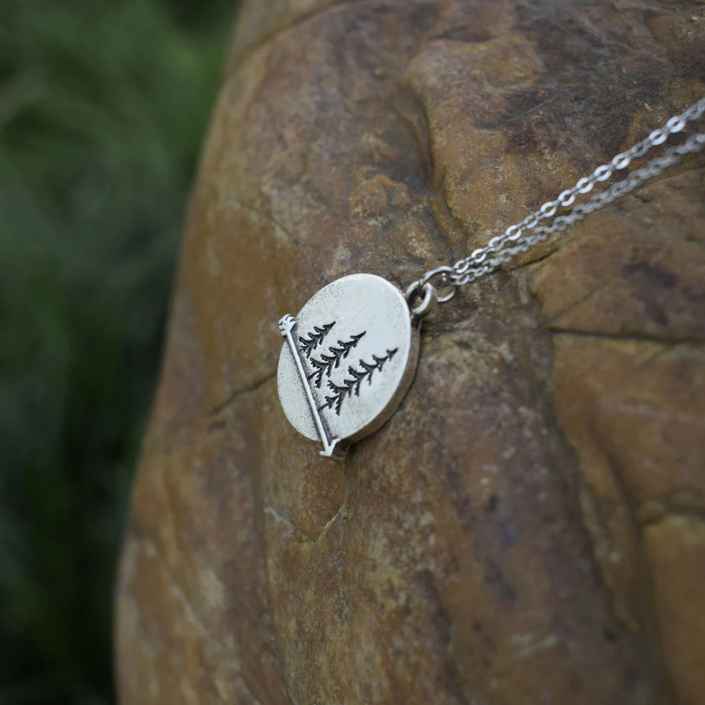 Three Pine Tree Necklace Nature Forest Pine Adventure Awaits Hiking Gift For Her Outdoors Womens Pendant Necklaces 15pcs/lots Three Pine Tree Necklace Nature Forest Pine Adventure Awaits Hiking Gift For Her Outdoors Womens Pendant Necklaces 15pcs/lots