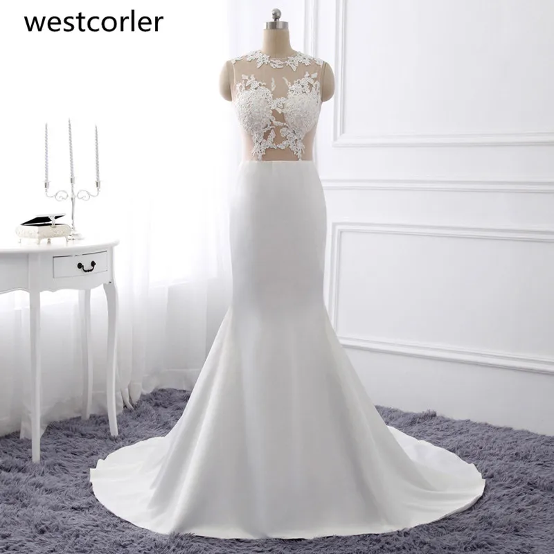 Gorgeous Mermaid Prom Dresses 2019 Hot Sale Sexy White Lace Appliques Ruffles Floor Length Evening Gown For Wedding Plus Size | Свадьбы и