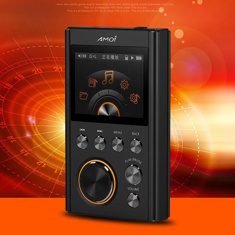 Мини mp3 плеер DSD64 8 Гб 16 24 бит/192 кГц HiFi MP3 музыкальный из цинкового сплава без потерь