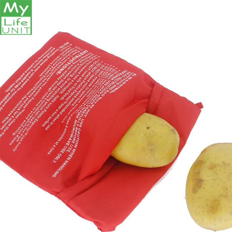 

MYLIFEUNIT Reusable Microwave Potato Cooker Bag Washable Microwave Fast Baking Potato Bag