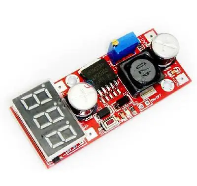 

Dc adjustable buck step down converter lm2596 voltage regulator with voltmeter
