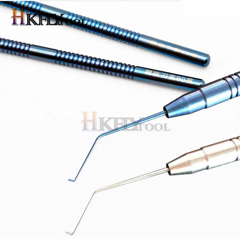Приспособления для век офтальмиофтальмология микроскопический титановый сплав Hack Core нож 45 градусов 90 градусов инструмент для век части
