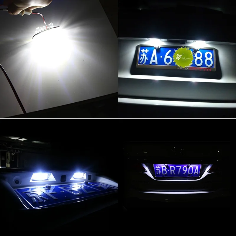 Для Honda Jazz Fit поток Одиссеи Insight 5D логотип 3D авто светодиодный CANBUS без ошибок Автомобильный номерной знак лампа светильник белый