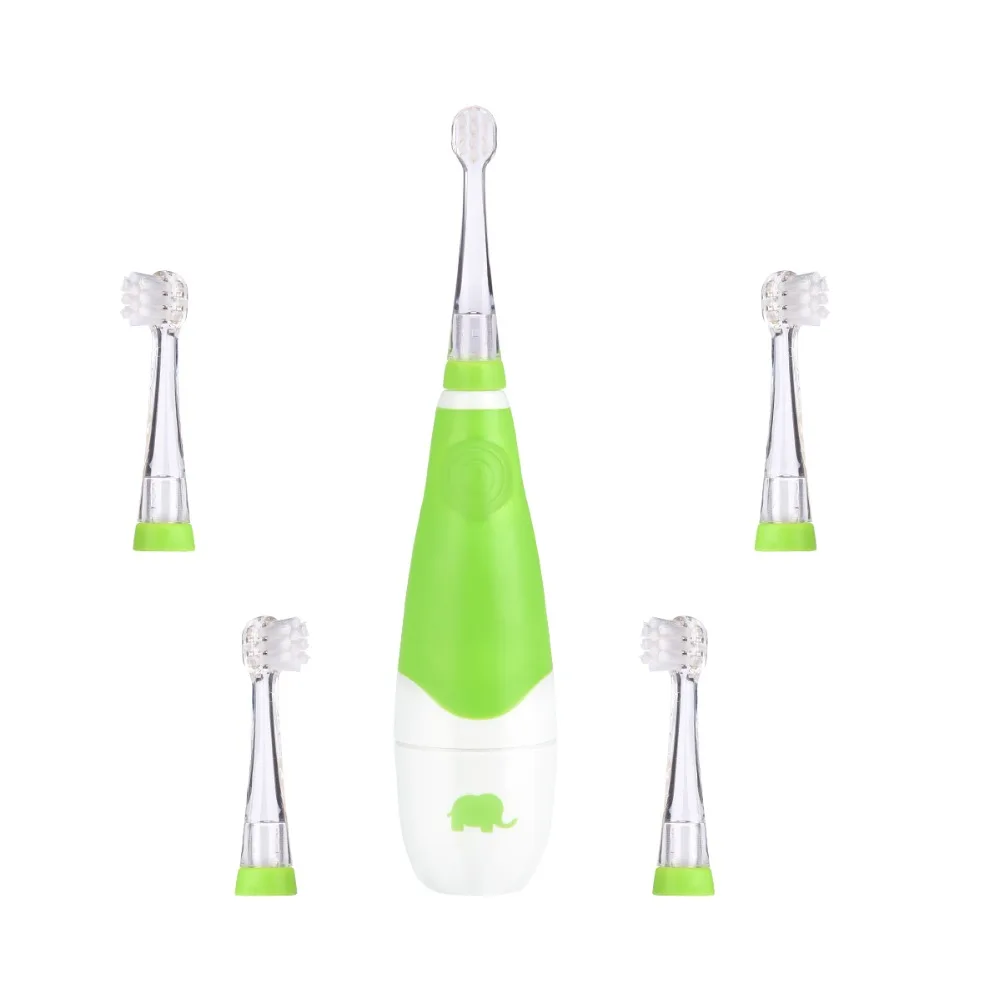 

Seago Rechargeable Sonic Electric Toothbrush + 4Pcs Brush Heads LED Light Children Waterproof IPX7 Tooth brush Oral Hygiene Care