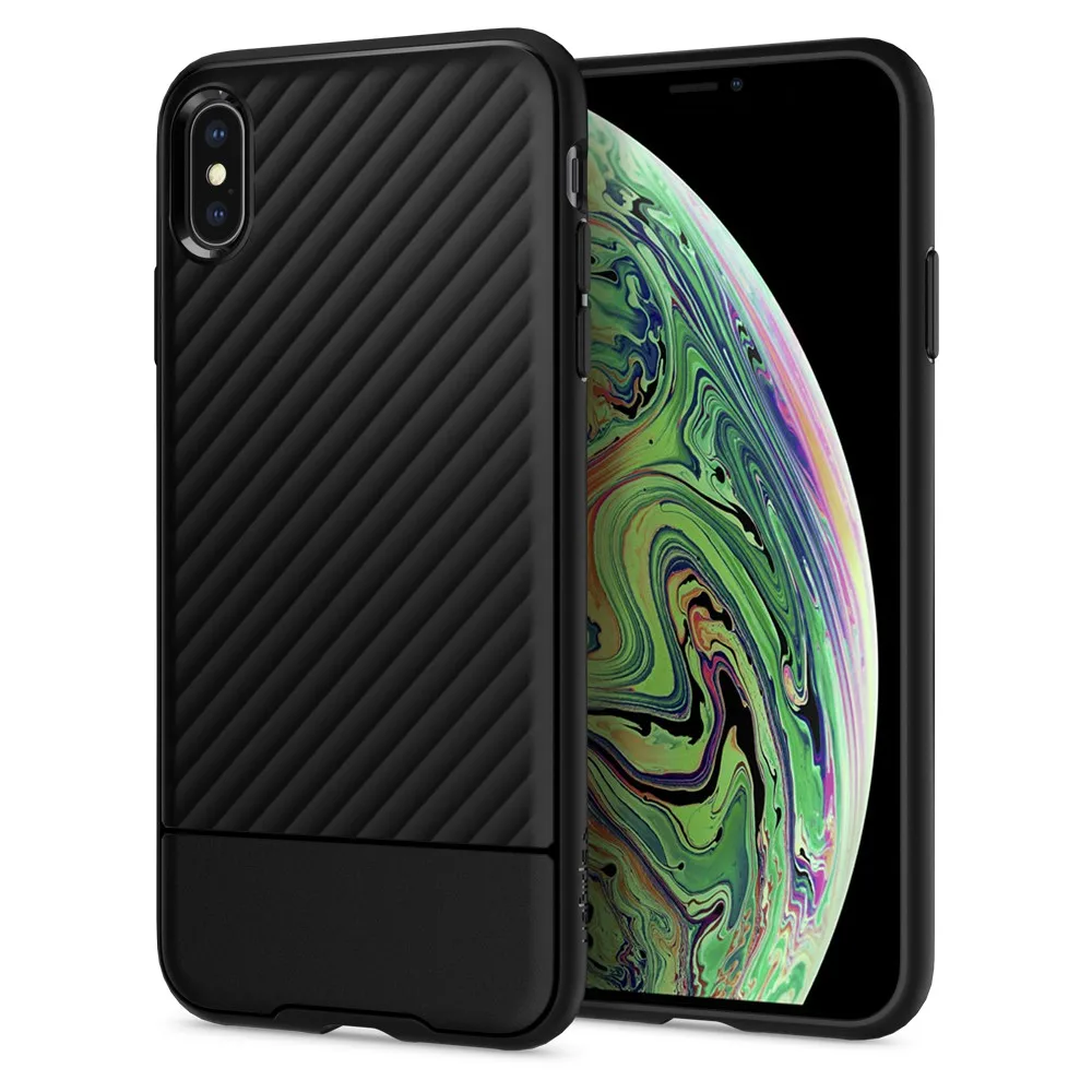 

100% Original SPIGEN Core Armor Black Soft TPU Case for iPhone XS Max / iPhone XS / iPhone X / iPhone XR