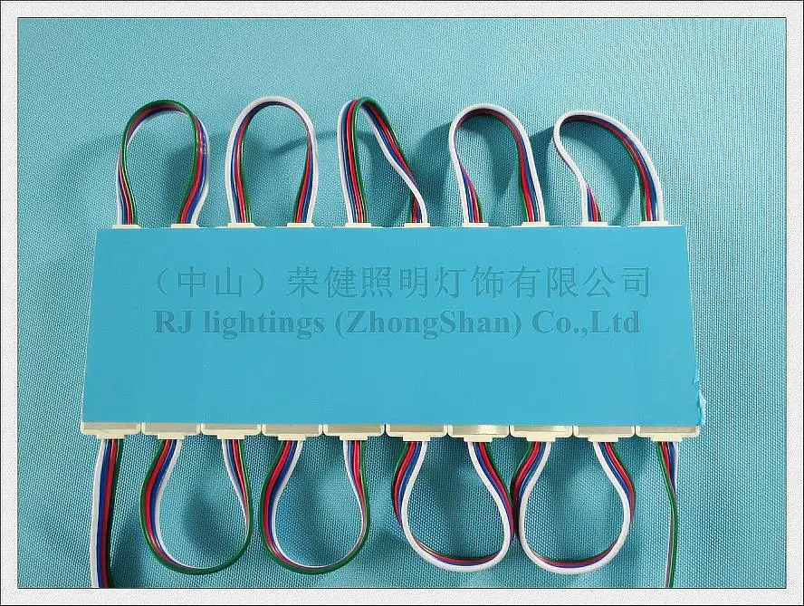 led module light injection 3030 3 led rgb (4)