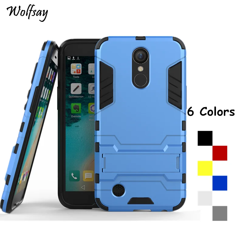

Wolfsay For Cover LG K10 2017 Case X400 M250 LV5 Shockproof Armor Phone Case For LG K10 2017 Cover For LG LV5 Phone Cases Fundas