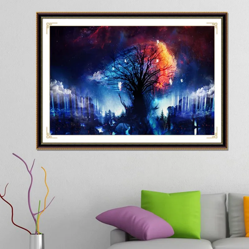 

Hot DIY Diamond 5D Embroidery Paintings Rhinestone Pasted Diy Christmas Painting Cross Stitch