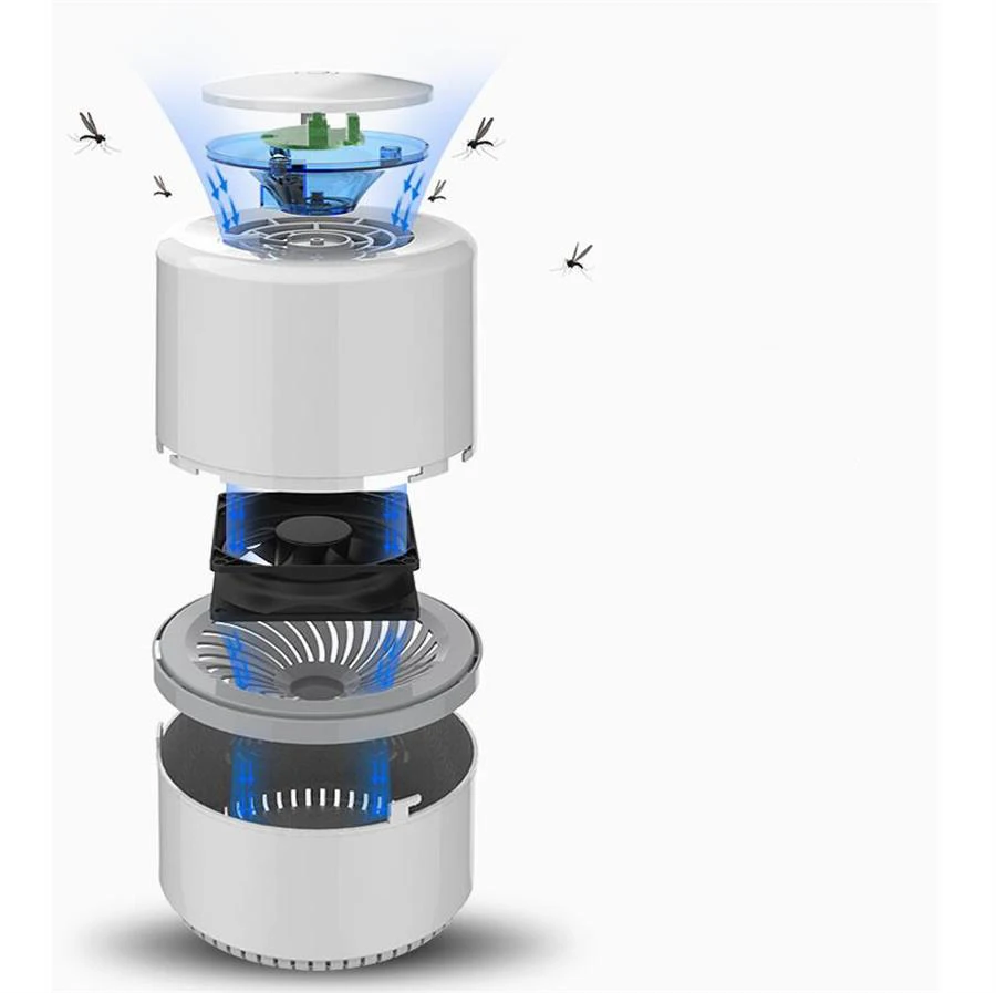 Анти Москитная светодиодная USB электрическая Москитная лампа-убийца УФ ночник анти Летающая электриеская комаробойка мугген убийца ловушка насекомых для жизни