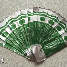 100 шт./компл. лезвия скальпеля#14 для стоматологические медицинские Нержавеющая сталь хирургическое лезвие