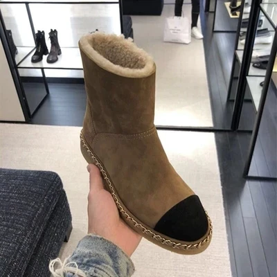 

Shoes woman Luxury brand women's boots cashmere warm real sheepskin natural leather autumn and winter explosions boots sexy