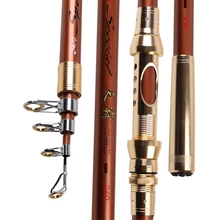 99% карбоновая удочка для ловли карпа 2,1 М 2,4 М 2,7 М 3,0 М 3,6 м портативная телескопическая удочка для спиннинга рыбы ручные рыболовные снасти Морская удочка