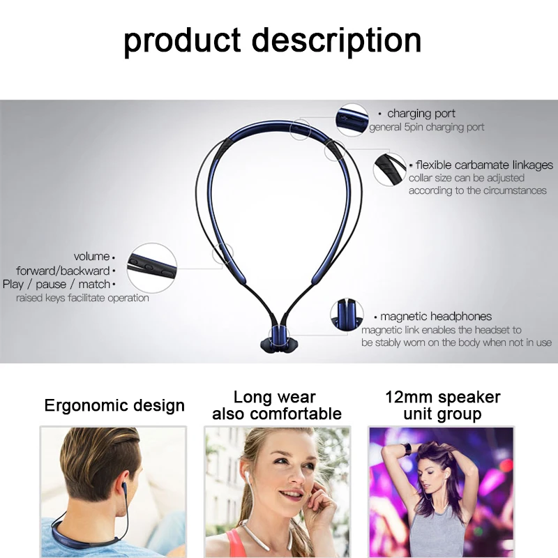 Наушники вкладыши SAMSUNG Level U беспроводная Bluetooth гарнитура с шумоподавлением и