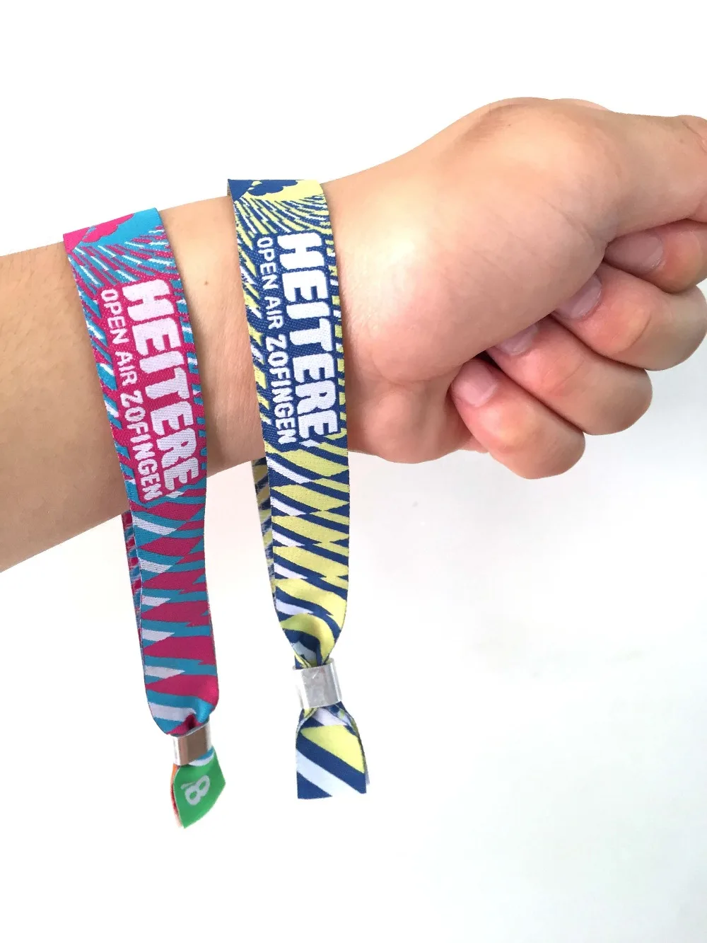 festival fabric wristbands