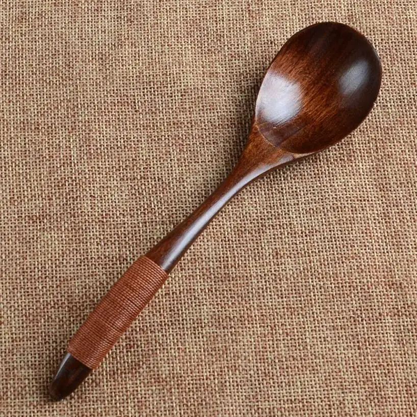 

Wooden Spoons Large Long Handled Spoon Kids Spoon Wood Rice Soup Dessert Spoon Wooden Utensils Kitchen Dinner Tableware