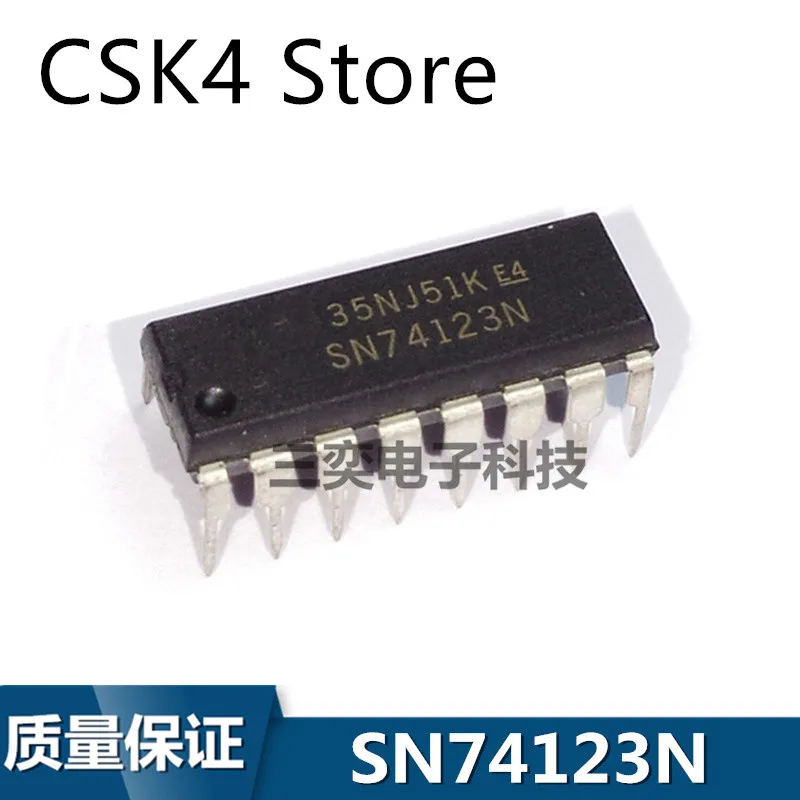 100% новый и оригинальный HD74LS123P DM74123N SN74123N DIP-16 | Электроника