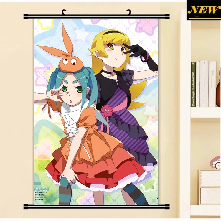 40X60 см Monogatari Story Bakemonogatari Ononoki loli мультфильм аниме стены прокрутки картина плакат